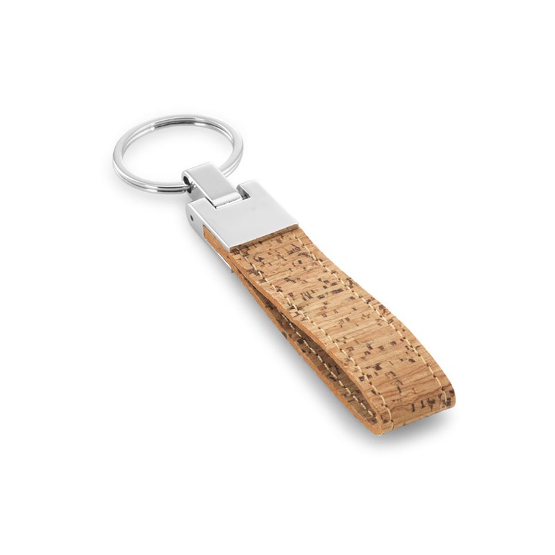 CORKS. Klíčenka z korku a kovu