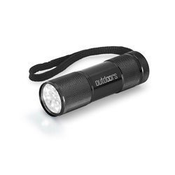 FLASHY. Hliníková svítilna s 9 LED diodami