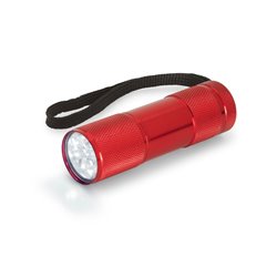 FLASHY. Hliníková svítilna s 9 LED diodami