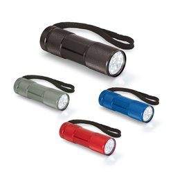 FLASHY. Hliníková svítilna s 9 LED diodami
