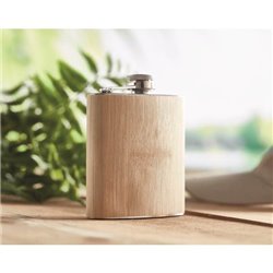 Placatka/butylka 175ml s bambusovým pláštěm