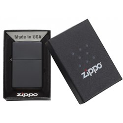 ZIPPO zapalovač 26110 BLACK MATTE s možností gravírování