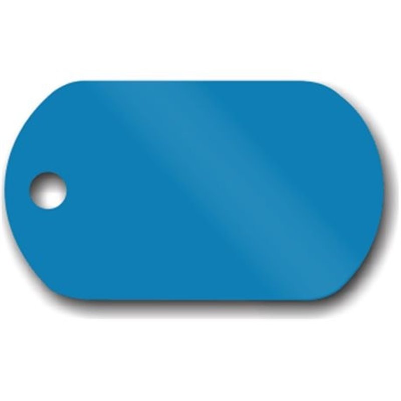 PSÍ ZNÁMKA - saténově modrá (30x50mm, 1mm)