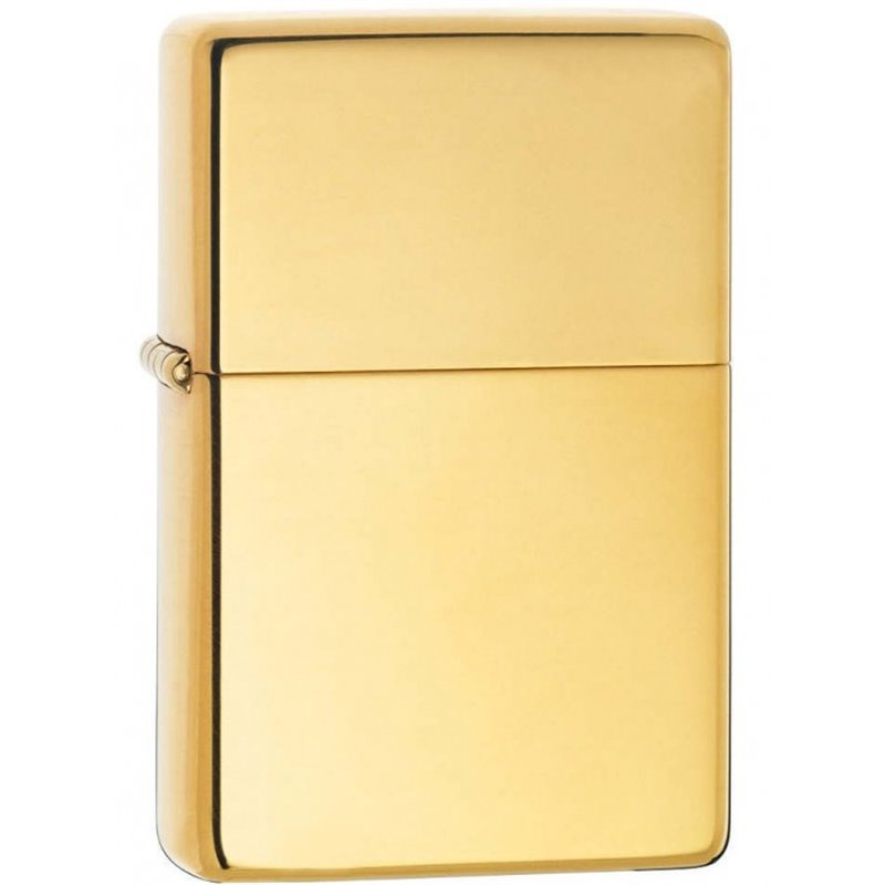 ZIPPO zapalovač 24129 HIGH POLISH BRASS VINTAGE s možností gravírování